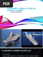 Instrument Landing System On Aircraft Carrier