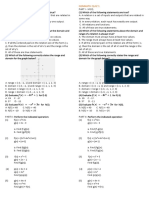 Genmath Quiz 1