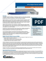 Comtech/EFData H-Pro Heights Remote Gateway Datasheet