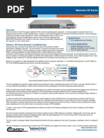 Comtech/EFData Memotec HX Series Datasheet