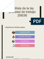 Análisis de La Ley Procesal de Trabajo 26636