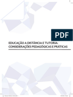 Educação A Distância e Tutoria: Considerações Pedagógicas e Práticas