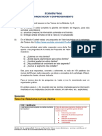 Examen Final INNOVAC Mendoza I Innovacion y Emprendimiento Examen Final