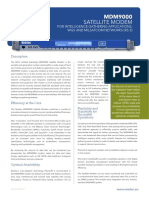 Newtec MDM9000 Satellite Modem r3.3 Datasheet