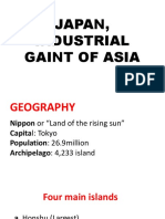 Japan, Industrial Gaint of Asia