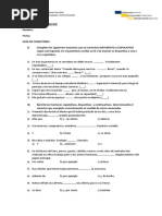 Prof. Sergio Baeza Iturrieta Asignatura: Lenguaje y Comunicación Curso: 4ºmedio