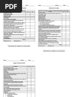 Wee Bag, Nebulization, and Oxygen Therapy Checklist