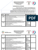 Cronograma de Actividades Octubre 2017