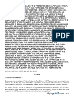 Resident Marine Mammals and Stewards of The Protected Seascape Tanon Strait Vs Energy Secretary Reyes PDF