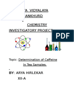 Chemistry Investigatory Project Class 12 by Arya Hirlekar