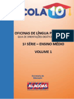 (VOL. 1 - 1 SERIE) Escola 10 - Caderno de Orientações Do Professor - Língua Portuguesa