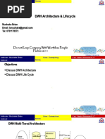 DWH Architecture & Lifecycle: Muchake Brian Tel: 0701178573