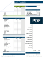 Household Budget Planner