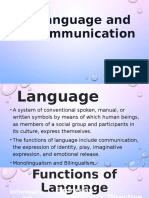 Language and Communication