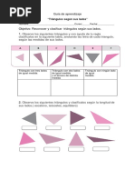 Guía de Aprendizaje Triangulos Segun Sus Lados