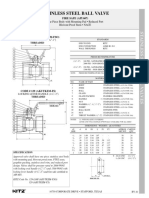 Stainless Steel Ball Valve: Fire Safe (Api 607)