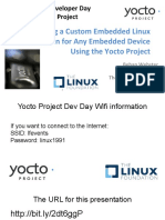 Creating A Custom Embedded Linux Distribution For Any Embedded Device Using The Yocto Project