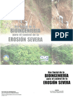 Uso de La Bioingenieria para El Control de Erosion Severa