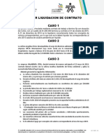 Taller 4 Liquidacion de Contrato Casos