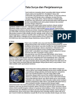 Planet Di Tata Surya Dan Penjelasannya