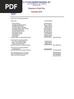 Statement of Cash Flow