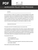 Admission Policy and Process - Final&approved