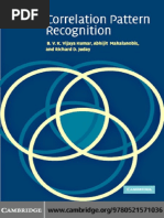 B. V. K. Vijaya Kumar, Abhijit Mahalanobis, Richard D. Juday Correlation Pattern Recognition PDF