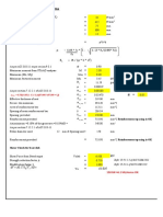 Base Slab & Crack Width Check - ACI Code