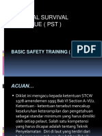 Personal Survival Technique (PST) : Basic Safety Training (BST)