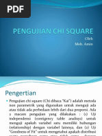 Pengujian Chi Square