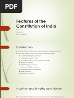 Features of The Constitution of India