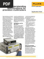 Understanding Specifications For Precision Multimeters: Application Note