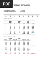 Lotes Del MRP (LPL CTM Cemu Cet)