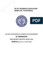 12 FDP 11 Ec 306 Electronics Circuits Lab Total