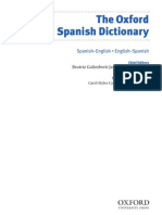 Dictionar Carte Oxford Sp-Eng