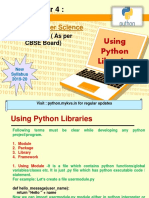 Using Python Libraries