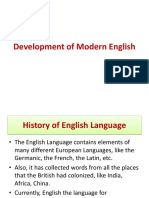 Development of Modern English