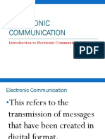 Electronic Communication For CSEC EDPM