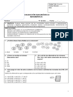 4°b Diagnóstico Matematica Abasso 2019