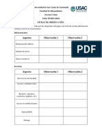 Ficha de Observación - Seminario