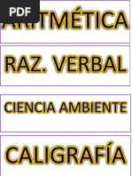 Aritmética: Raz. Verbal