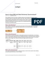 Data Modeling Data Dictionary