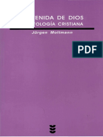 MOLTMANN J., La Venida de Dios. Escatologia Cristiana. Salamanca, 2004 PDF