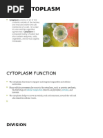 Cytoplasm: Cytoplasm Consists of All of The