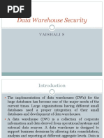 Data Warehouse Security: Vaishali S