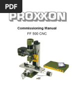 Commissioning Manual: FF 500 CNC