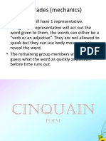 CINQUAIN