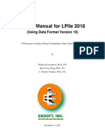 LPile 2018 User Manual