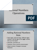 2 Rational Numbers Operations