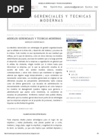 Blog. MODELOS-GERENCIALES-Y-TECNICAS-MODERNAS PDF